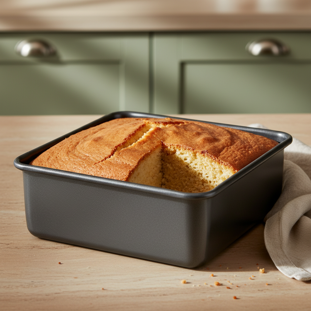 22cm Deep Square Cake Tin, Non-Stick