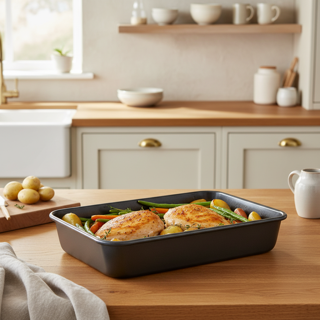 Medium Roasting Tin, Non-Stick, 34 x 24cm