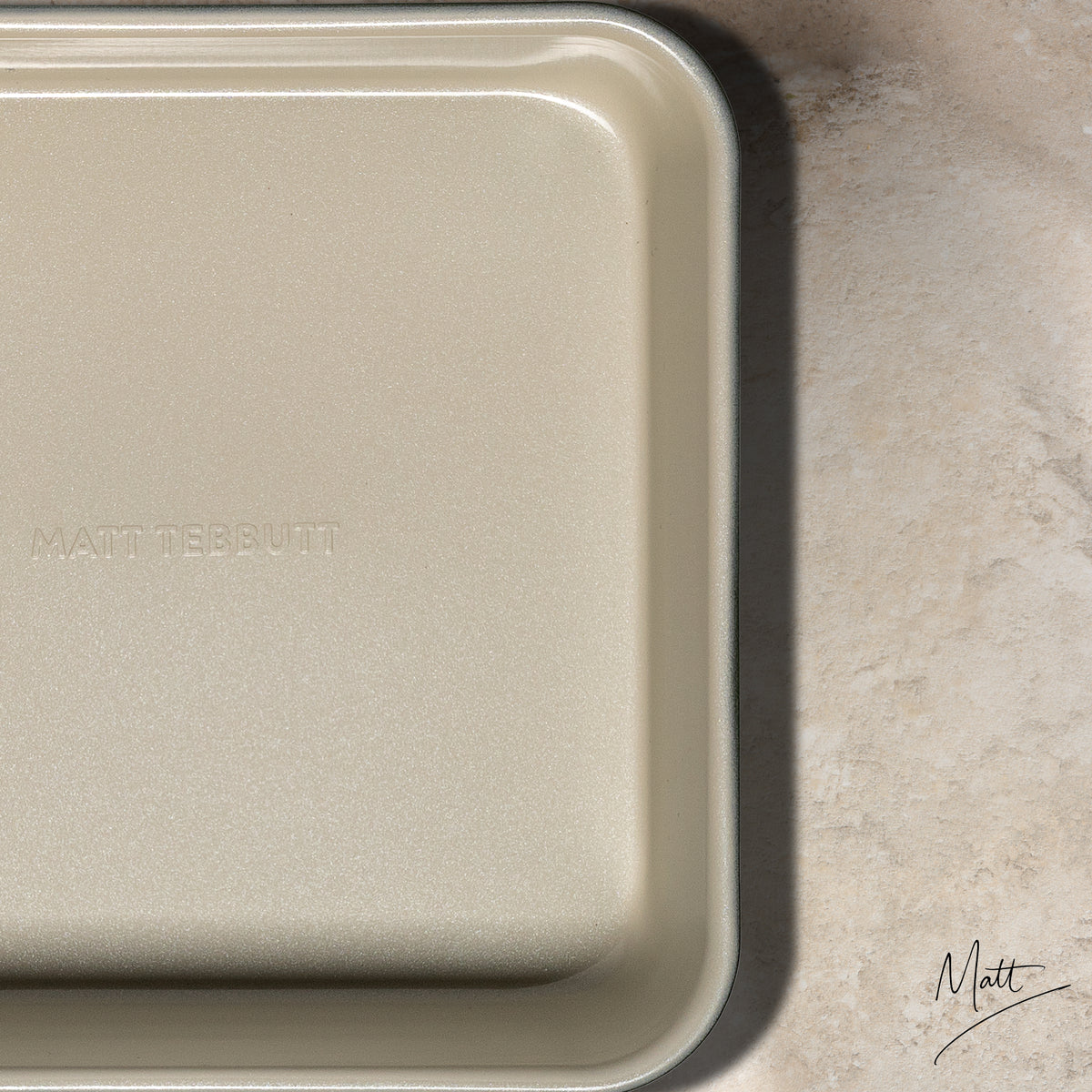 Matt Tebbutt Olive Green Deep Square Baking Tin, 24cm