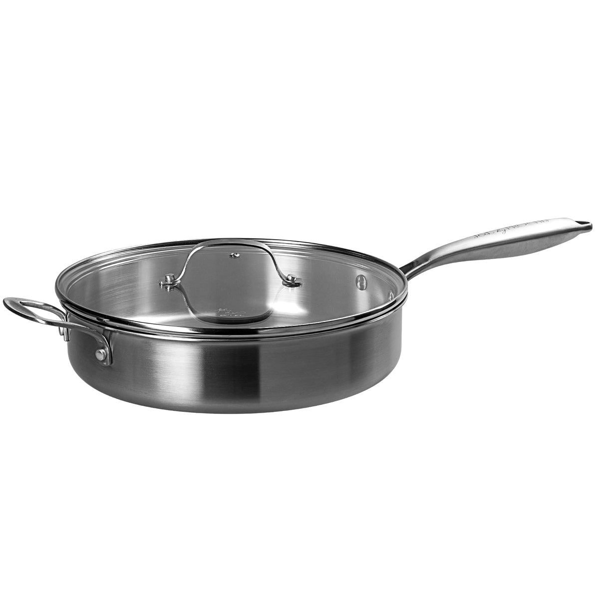 J&L 'Signature' 28cm Tri-Ply Stainless Steel Sauté Pan