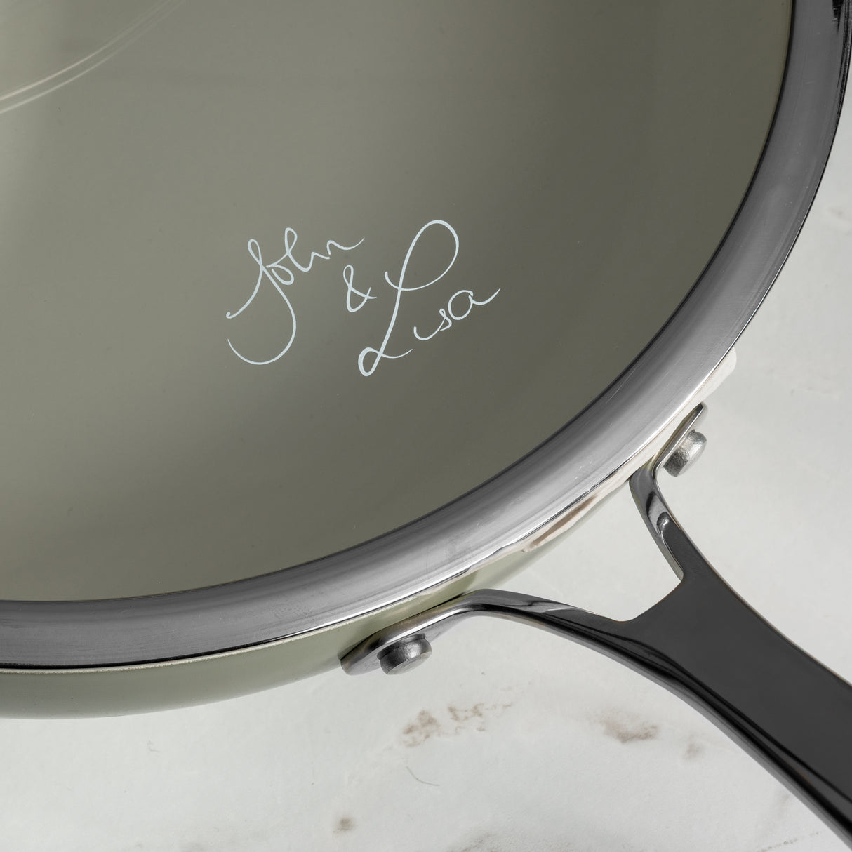 J&L 'Signature' 8-Piece Ceramic-Coated Pan Set, Sage Green