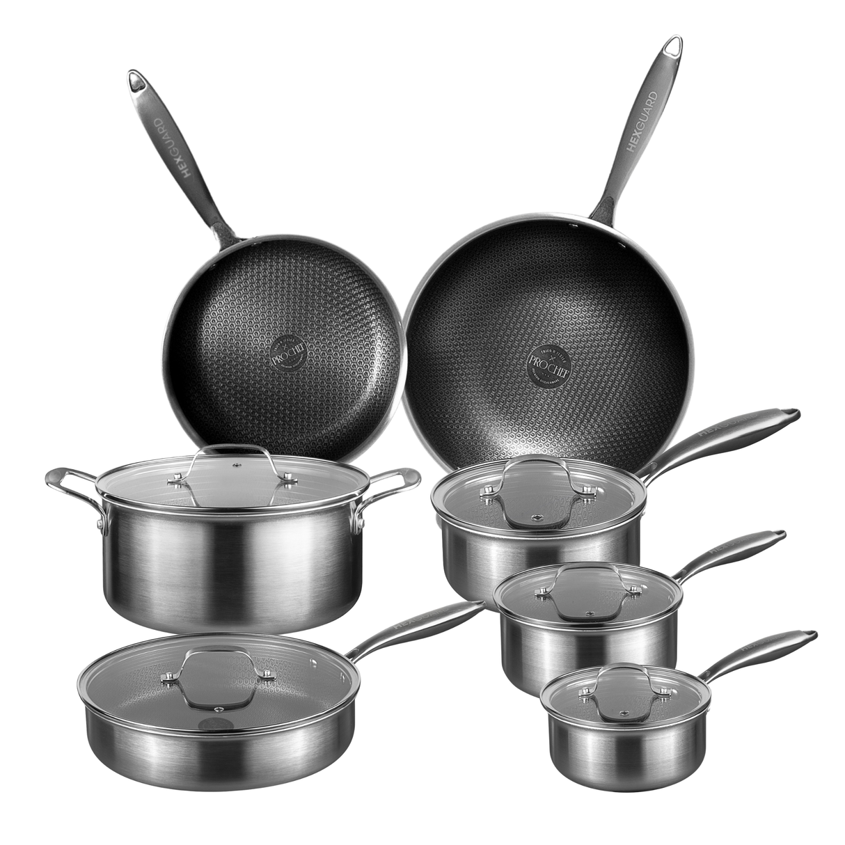 7-Piece HexGuard Pan Set