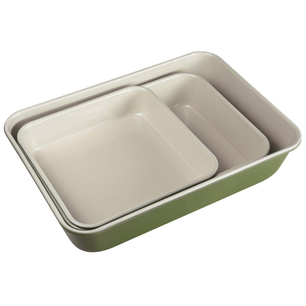 Matt Tebbutt Olive Green Ovenware Set, 3 Piece