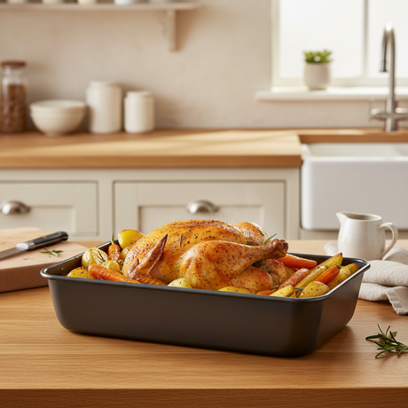 Large Roasting Tin, Non-Stick, 40 x 28cm