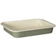 J&L 41cm Large Enamel Roasting Tin, Sage Green & Cream