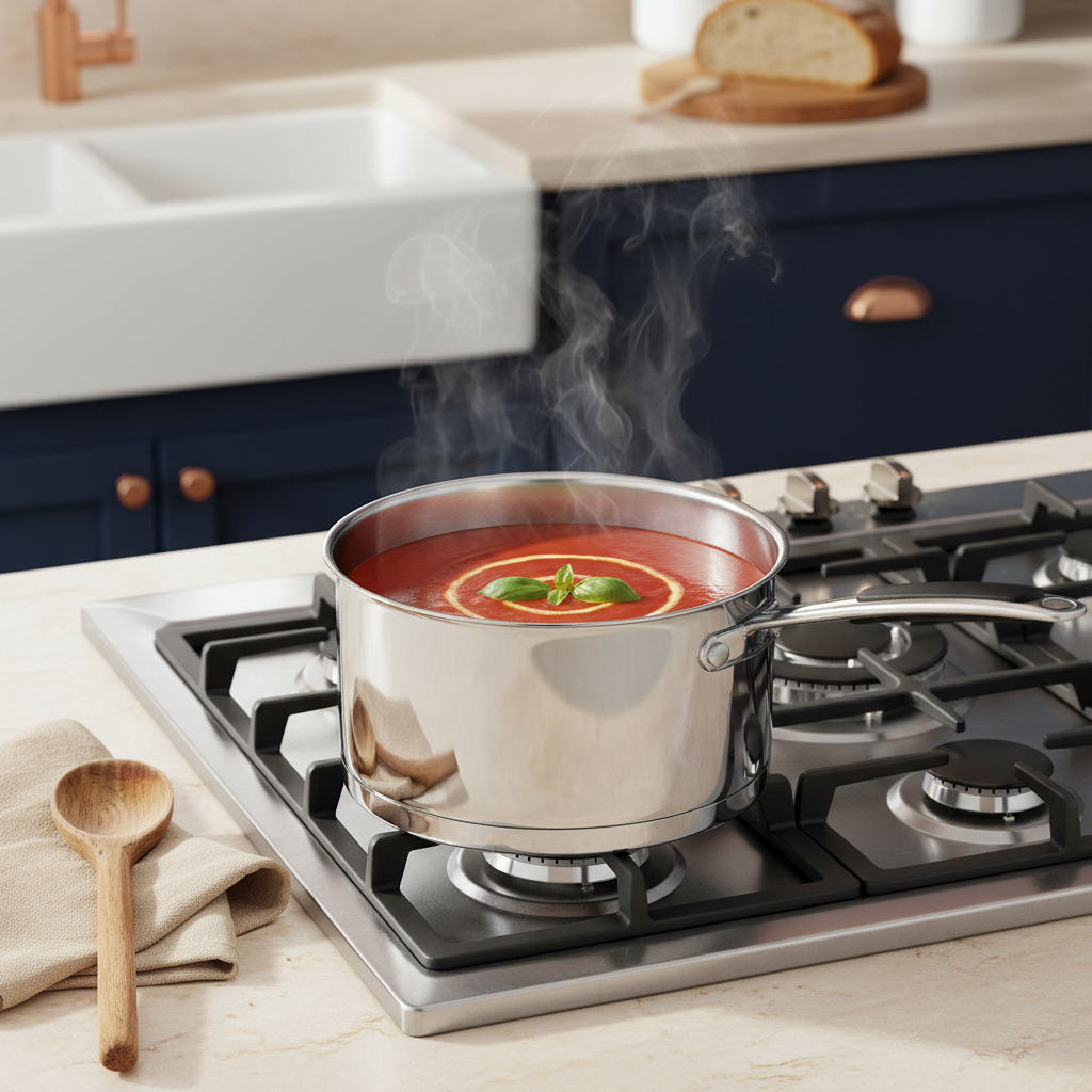 16cm Stainless Steel Saucepan