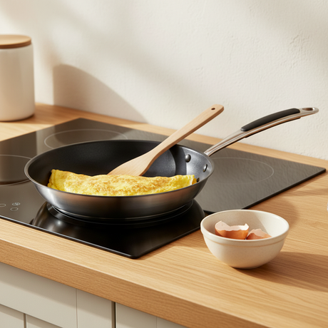 24cm Stainless Steel Non-Stick Frying Pan