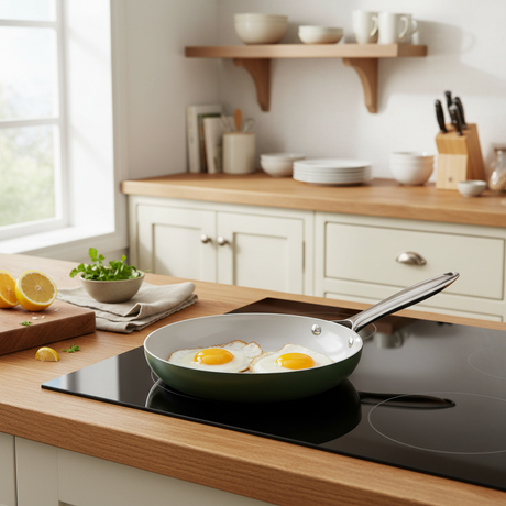 24cm Green Ceramic-Coated Frying Pan