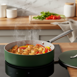 26cm Green Ceramic-Coated Sauté Pan