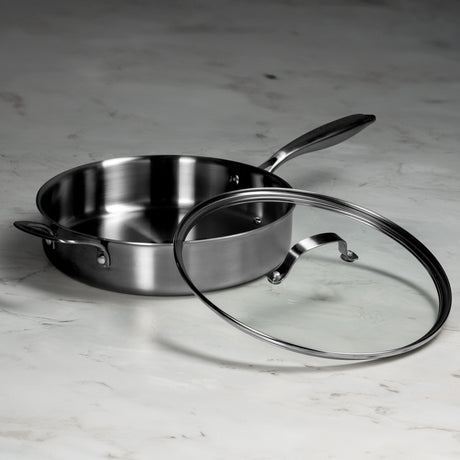 J&L 'Signature' 28cm Tri-Ply Stainless Steel Sauté Pan