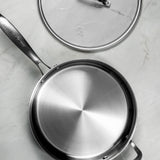 J&L 'Signature' 28cm Tri-Ply Stainless Steel Sauté Pan