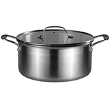 J&L 'Signature' 24cm Tri-Ply Stainless Steel Casserole Pan