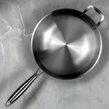 J&L 'Signature' 30cm Tri-Ply Stainless Steel Wok