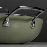 J&L 'Signature' 8-Piece Ceramic-Coated Pan Set, Sage Green