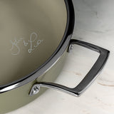J&L 'Signature' 8-Piece Ceramic-Coated Pan Set, Sage Green