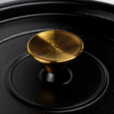 Matt Tebbutt 30cm Matte Black Cast Iron Shallow Casserole Dish
