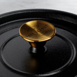 Matt Tebbutt 26cm Matte Black Cast Iron Casserole Dish