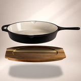 Matt Tebbutt 30cm Matte Black Cast Iron Frying Pan