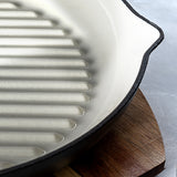 Matt Tebbutt 31cm Matte Black Cast Iron Round Griddle Pan