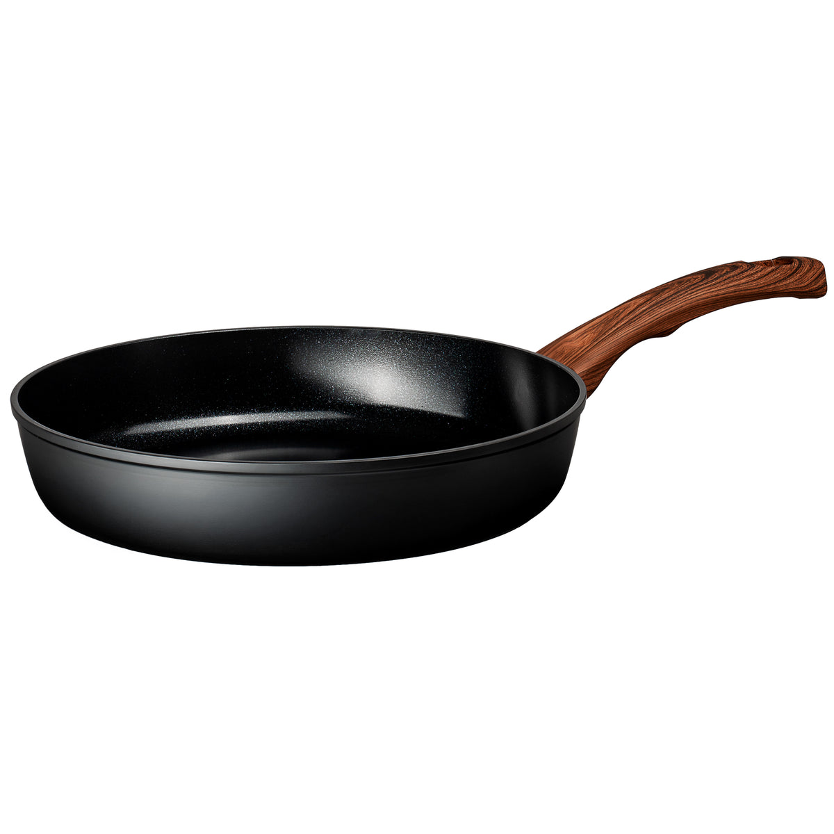 Matt Tebbutt 24cm Recycled Forged Aluminium Frying Pan, Black