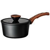 Matt Tebbutt 16cm Recycled Forged Aluminium Saucepan, Black