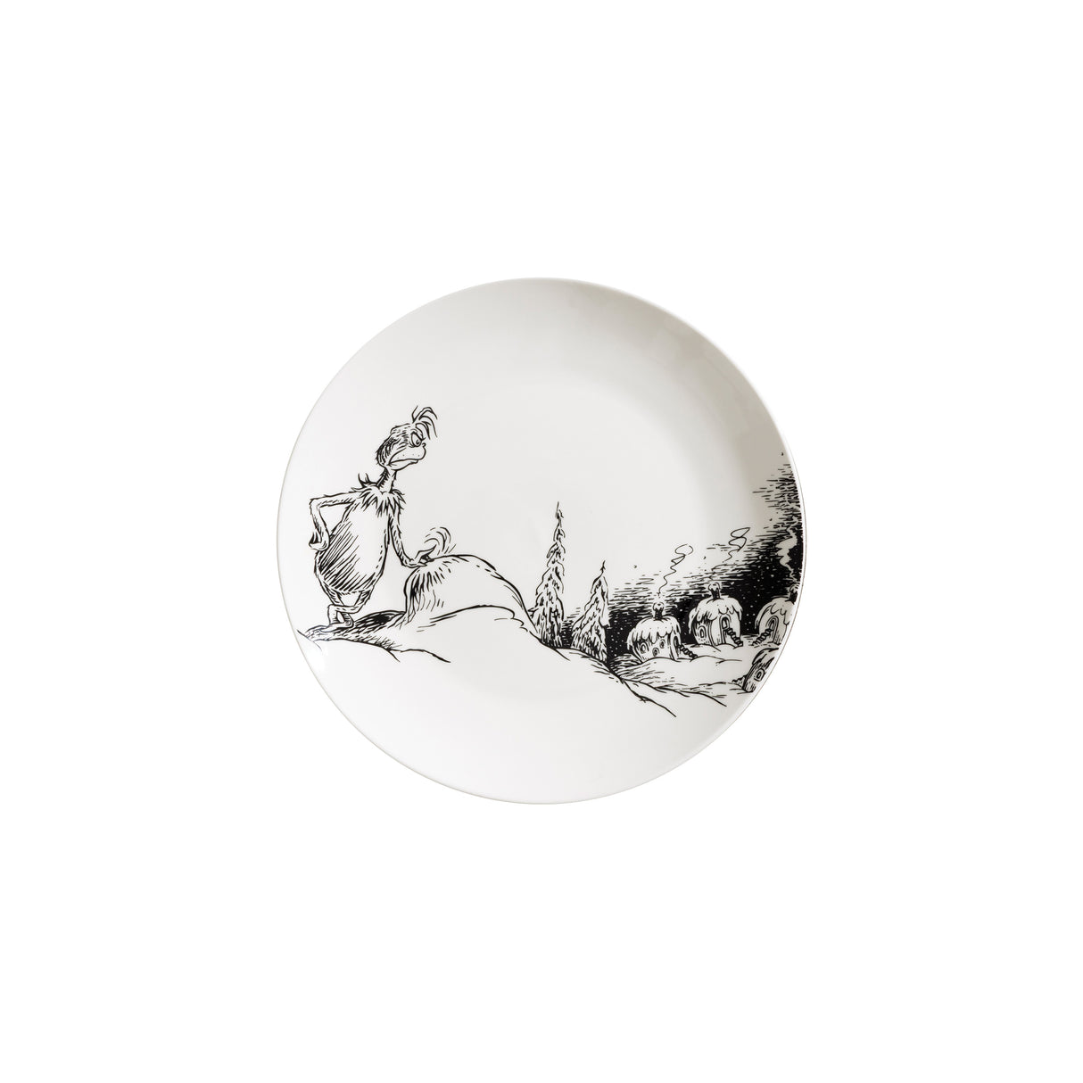 The Grinch 12PC 4 Place Porcelain Dinner Set Plates & Bowls Christmas Dinnerware