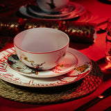 The Grinch ‘Merry Grinchmas’ 12PC Porcelain Dinner Set Christmas Plates & Bowls