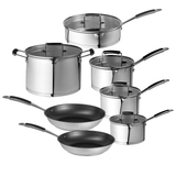 7-Piece Stainless Steel Pan Set