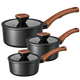 Matt Tebbutt Recycled Forged Aluminium Saucepan Set, 3 Piece