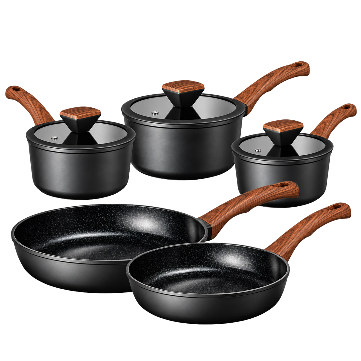 Matt Tebbutt Recycled Forged Aluminium Cookware Set, 5 Piece