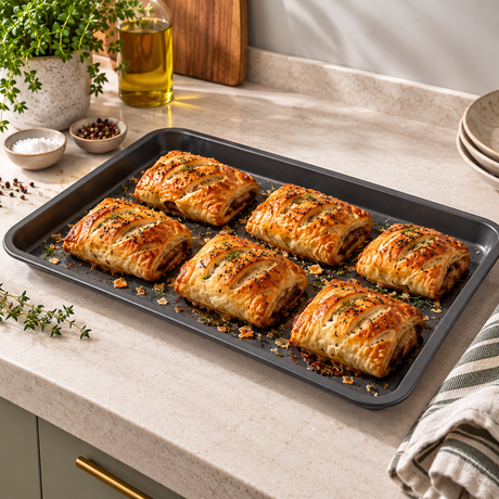 Large Baking Tray, Non-Stick, 39.4 x 26.7cm