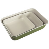 Matt Tebbutt Olive Green Ovenware Set, 3 Piece